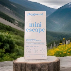 Playground Mini Escape Water-Based Personal Lubricant Coconut & Sandal Exp 02/26 - Picture 1 of 5