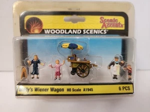 Woodland Scenics A1945 HO Wally's Wiener Wagon (6 piezas) set) - Imagen 1 de 1