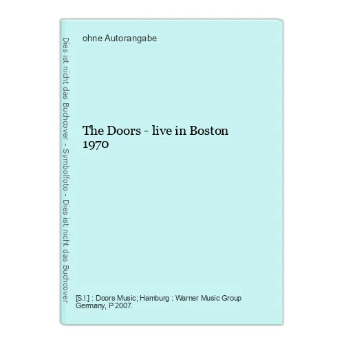 The Doors - live in Boston 1970 - Bild 1 von 1