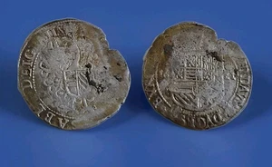 IMPERIO ESPAÑOL PAISES BAJOS AMBERES FELIPE IV SCHELLING ESCALIN 1641 BC+/MBC- - Imagen 1 de 6