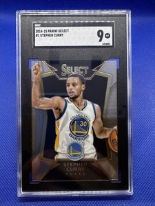 Stephen Curry 2014-15 Panini Select #1 SGC 9 Mint Warriors NBA 3PT. G.O.A.T - Bild 1 von 2