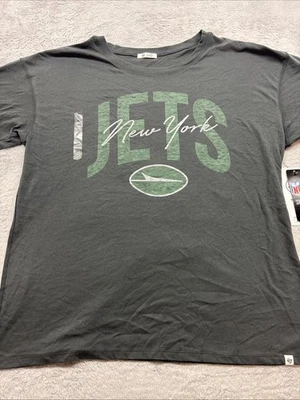 Футболка New York Jets NFL '47 Brand женская размер XL черная - Изображение 1 из 4