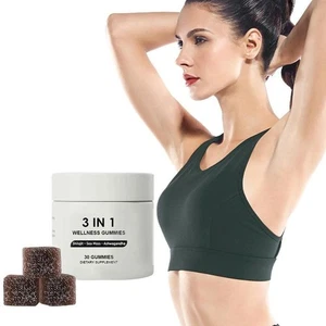 3 in 1 Shilajit Harz Gummis mit Ashwagandha gehärteten Shilajit Wellness Gummis - Bild 1 von 11