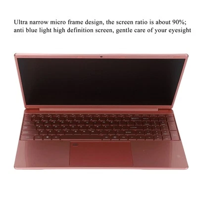 15.6 Inch Laptop For N5095CPU For 11 System 2.4G 5G WIFI 12GB RAM Pink HEN - Image 1 of 4