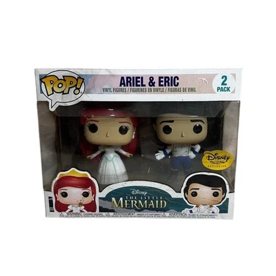 Funko Pop Disney Paquete de 2 Ariel y Eric Boda Disney Tesoros Exclusivo Caja Ropa Foto 1 de 4
