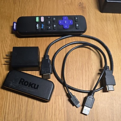 Transmisor multimedia Roku Express 3900X 1080p con control remoto y cables USB HDMI 3900 Foto 1 de 2