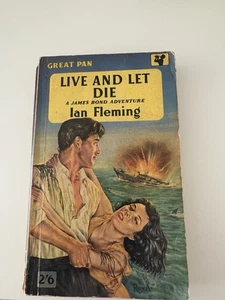 Live And Let Die Pan 1957 1st Edition - Rare Thicker Paper Version. James Bond - Bild 1 von 10