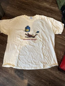 Vintage lata 90. Curious George Ether 1995 T-shirt Rozmiar XL Klasyczna koszulka retro graficzna - Zdjęcie 1 z 5