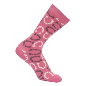 AWST Int'l Lucky Calze a Ferri di Cavallo Calze da Donna Comode Crew - Rosa - Foto 1 di 1