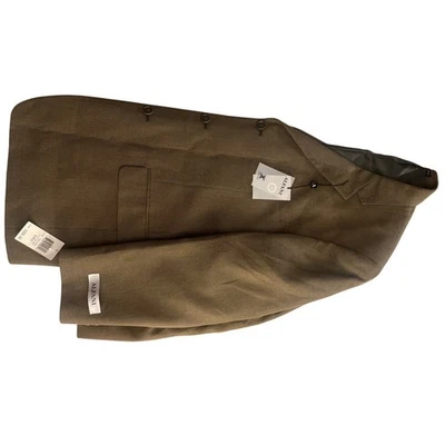 Abrigo deportivo Alfani Positano para hombre color tostado oliva limpio 42 regular texturizado nuevo con etiquetas Foto 1 de 4