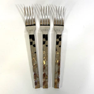 Cambridge Edelstahl 18/10 gehämmert CBS123 3er Set Tafelgabeln - Bild 1 von 8