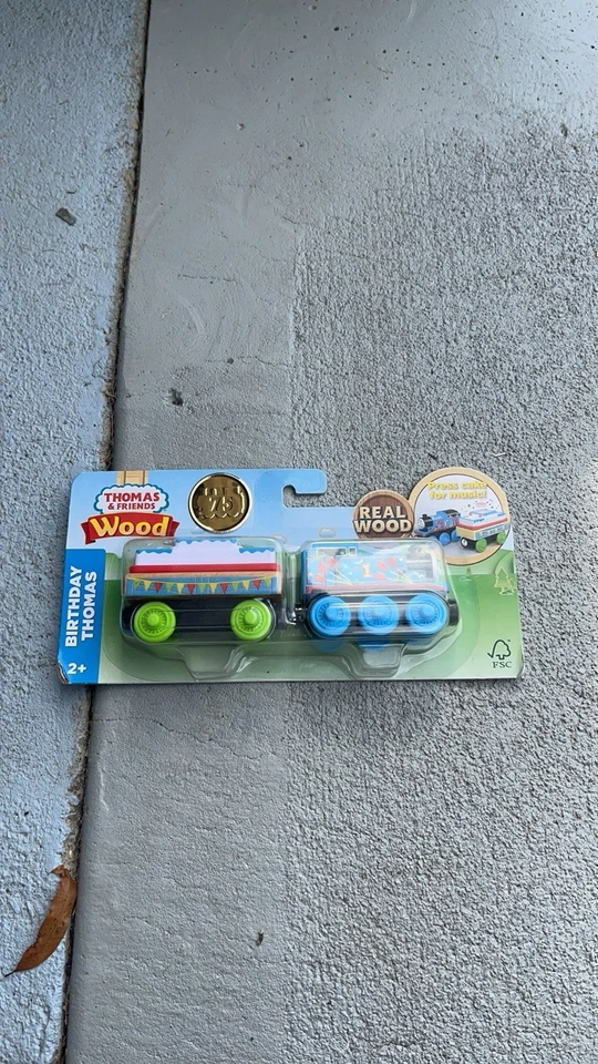 RARE Happy Birthday Thomas & Cake Cargo Train - Thomas & Friends Wooden SEALED - Image 1 of 1