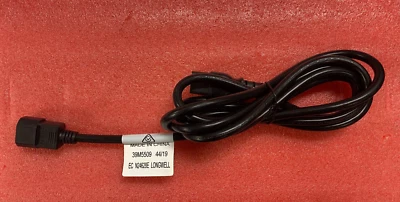 6ft Premium 16 AWG 300V Power CORD C13 - C14 Female-Male Extension CABLE 39M5509 - Image 1 of 2