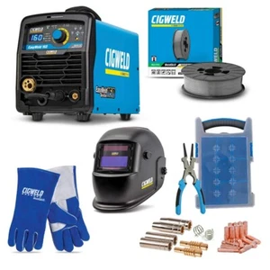 Cigweld EasyWeld 160 Welder Helmet, Gloves, Wire, Easy Weld PPE160A21 W1201160 - Picture 1 of 7