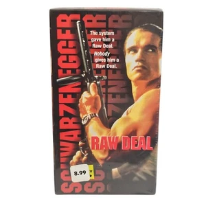 Raw Deal VHS Tape Sealed 1995 Arnold Schwarzenegger - Picture 1 of 6