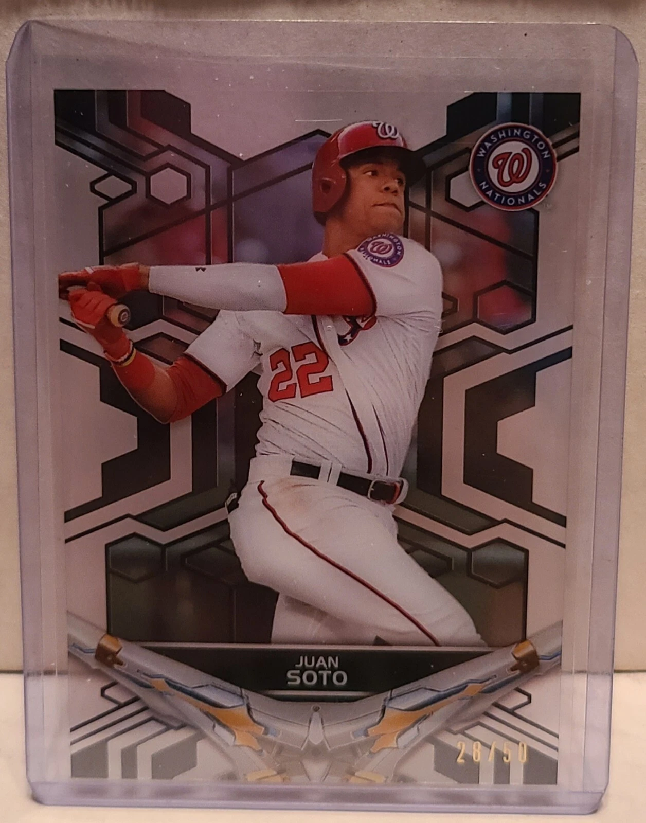 2019 Topps High Tek Black Juan Soto 28/50