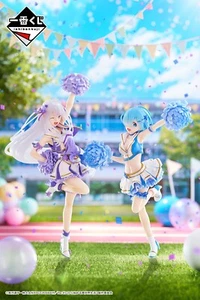 Re:Zero Starting Life in Another World Emilia & Rem cheerleader ver. figure set - Picture 1 of 6