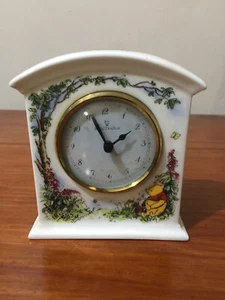 Disney winnie the pooh mantel clock royal doulton poo bear - Picture 1 of 11