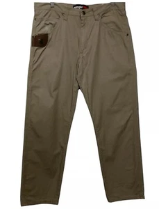 Wrangler Riggs Technician Pants Mens Size 34x30 Ripstop Cotton Workwear Khaki - Picture 1 of 15