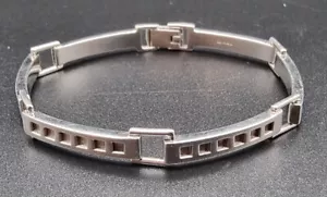 BRACCIALE VINTAGE ARGENTO STERLING/925 LONDRA/UK/1990 - Foto 1 di 11