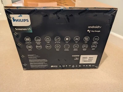 Philips Screeneo U5 - True 4K UST Projector, Dolby Audio/Vision, HDR, Android TV - Image 1 of 4