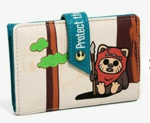 Ewok Geldbörse Disney Star Wars Wicket Kartenhalter Münzbörse Bioworld NEU - Bild 1 von 3
