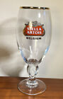 STELLA ARTOIS Belgium Gold Rimmed Beer TASTING Glass~40 cl 600 YEARS OF BREWING