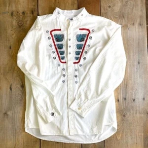 Camisa AYME Para Hombre Bordada Diseño Sudamericano Suroeste - Imagen 1 de 7