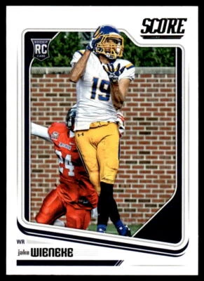 Jake Wieneke #413 2018 Score  South Dakota State Jackrabbits RC Rookie - Image 1 of 2