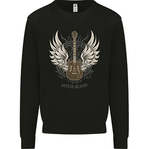 Guitar Heaven Rock n Roll Music Heavy Metal Mens Sweatshirt Jumper - Picture 1 of 3