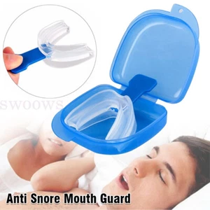 HIGH QUALITY STOP SNORING Anti Snore Sleep Apnea Mouth Guard Mouthpiece Portable - Picture 1 of 12