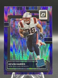 2022 Donruss Optic KEVIN HARRIS Purple Shock Rated Rookie #283 Patriots - Picture 1 of 2