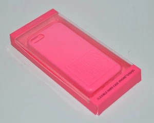 VICTORIA'S SECRET HOT NEON BRIGHT PINK IPHONE 5 5S 5C FLEXIBLE HARD CASE SLEEVE - Picture 1 of 4