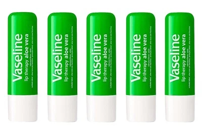 Pack de 5 Vaselina Terapia Labial Aloe Vera con Vaselina Total 5 Terapia Labial Foto 1 de 4