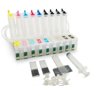 T1571-T1579 Continuous Ink Supply System CISS Tank for Ep-son R3000 - Picture 1 of 6