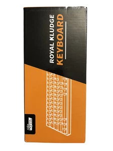 Royal Kludge RK61 RGB Black w/brown Switch Gaming Keyboard 60% Compact Bluetooth - Picture 1 of 1