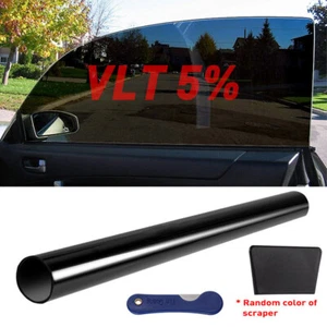 600CM Uncut Roll Window Tint Film 5% VLT 20" x 20ft Feet Car Home Office Glass - Picture 1 of 14