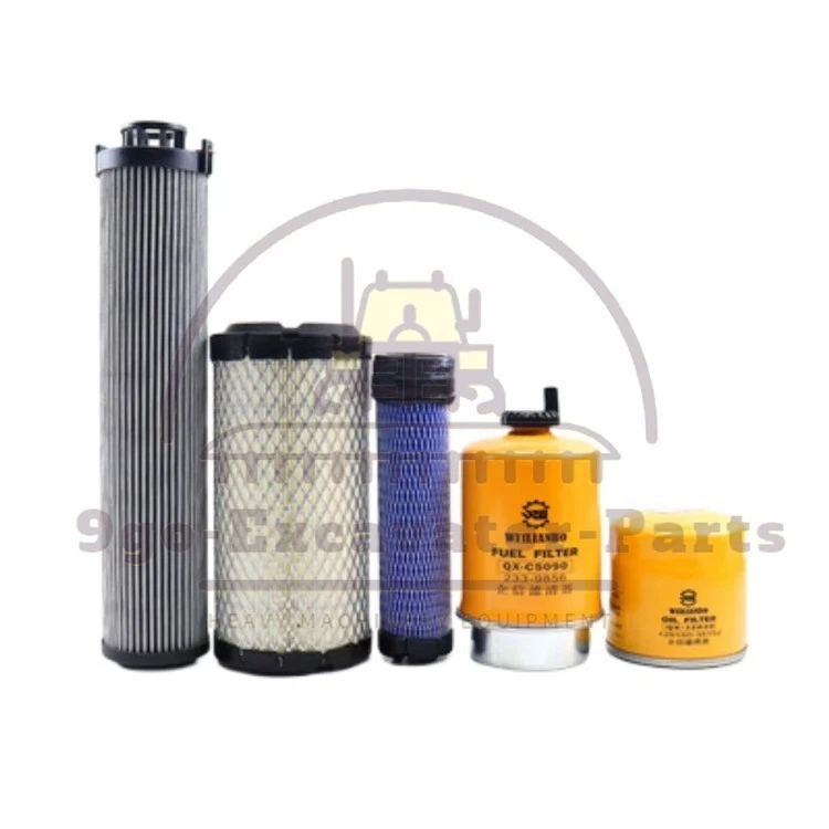 excavator For Wacker Neuson 17 air filter machine diesel filter oil return - Image 1 of 3