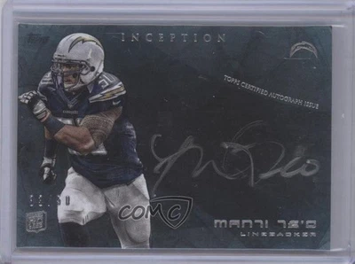 2013 Topps Inception Silver Signings /50 Manti Te'o #ISS-MT Rookie Auto RC - Image 1 of 2