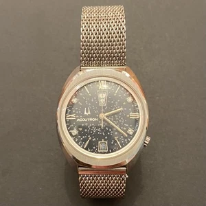 VINTAGE Men’s BULOVA ACCUTRON 2182 Wristwatch DAY DATE Up/Down RUNNING! - Bild 1 von 17