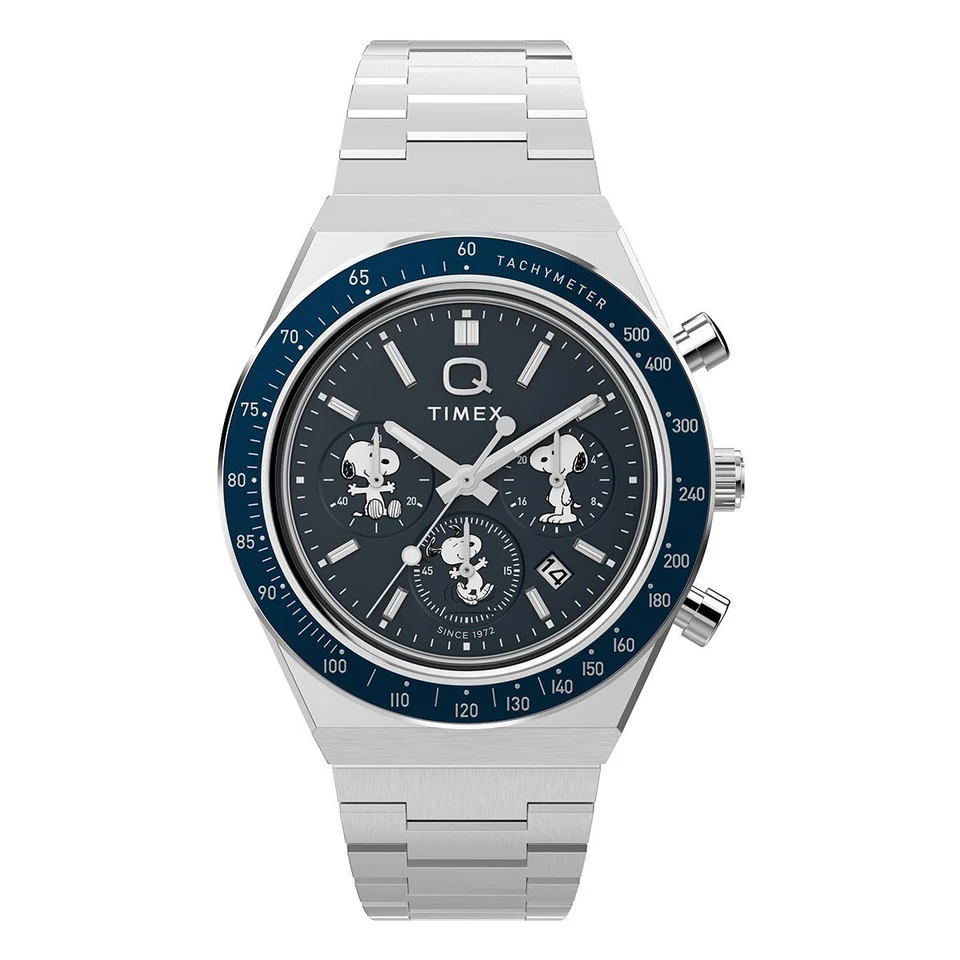 Q Timex Chronograph x Peanuts Snoopy Limited Edition Watch TW2Y45300 - image 1 of 4