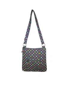 Bandolera Vera Bradley Retirada Havana Dots Negra Lunares Hipster 11"X11"X2" - Imagen 1 de 12