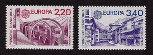 Andorra-French Adm-1987-SC 352-353-H-Meritxell Santuary - Bild 1 von 1