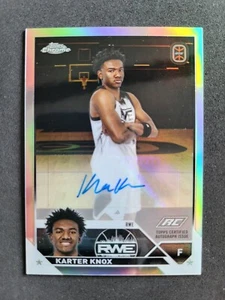 Baloncesto Topps Chrome OTE 2024, Karter Knox, Rookie Auto, RWE, A-KKA - Imagen 1 de 2