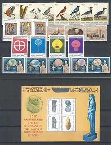 1995 VATICANO ANNATA COMPLETA 30 VALORI + 1 FOGLIETTO NUOVI ** MNH - Foto 1 di 1
