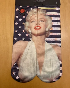 Marilyn Monroe super softr crew socks. NEW - Picture 1 of 5
