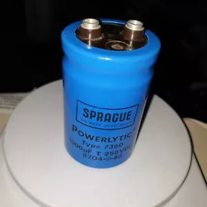 SPRAGUE 736D 1000uF 250V LOW ESR HI END CAPACITOR FOR AUDIO! 1PC - Picture 1 of 6