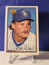 1989 Bowman Rob Deer card #146 Milwaukee Brewers Baseball 