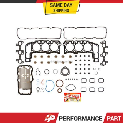 Juego completo de juntas MLS para 05-09 Dodge Durango Dakora Jeep Grand Cherokee 3,7 L Foto 1 de 4