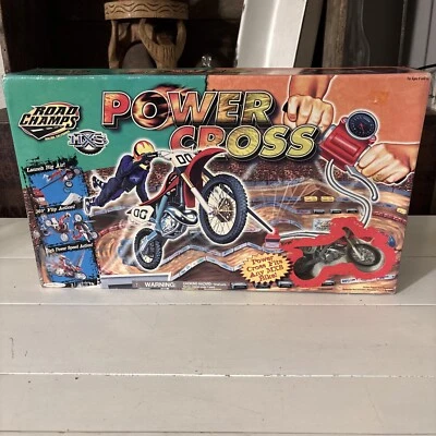 Road Champs Mxs Power Cross Mx Game Jakks Honda Rare Moto x Dirt Bike Toy Sealed - Image 1 of 4